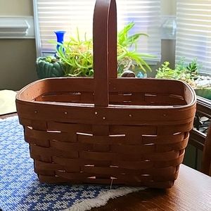 Longaberger medium one handle market basket
